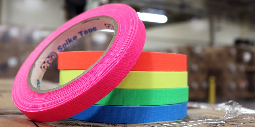 Stage managers use Pro® Spike Tape to mark their stages effectively.