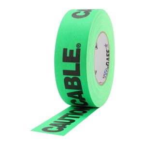 Caution Cable Fluorescent Green