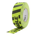 Caution Cable Fluorescent Yellow Stripes