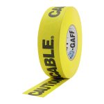 Caution Cable Yellow Printed Black