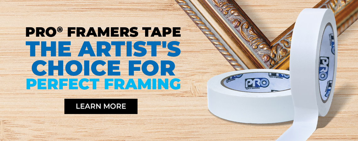 Pro Framers Tape - The artist's choice for perfect framing.