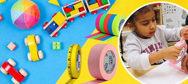 7 Reasons Tape Is Perfect for Developing Children’s Motor Skills in the Pre-K Classroom