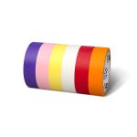 Pro® 46 Colored Masking Tape Stacks Horizontal View