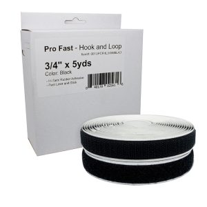 Pro® Fast Hook & Loop Tape & Dispenser Black