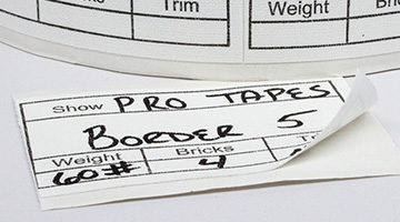 Pro® Gaff Flyhouse Rigging Label Tape