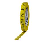 Pro® Imperial Measurement Tape Yellow Printed Black