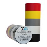 Pocket sized stack of matte cloth gaffers tape Standard Colors