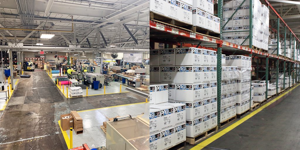 Pro Tapes has invested in an additional 25,000 sq. ft. of warehouse and manufacturing space.