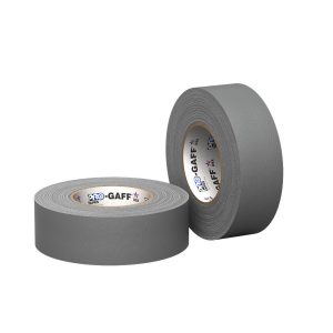 Two Rolls of Pro Gaff® Dark Grey Gaffer Tape