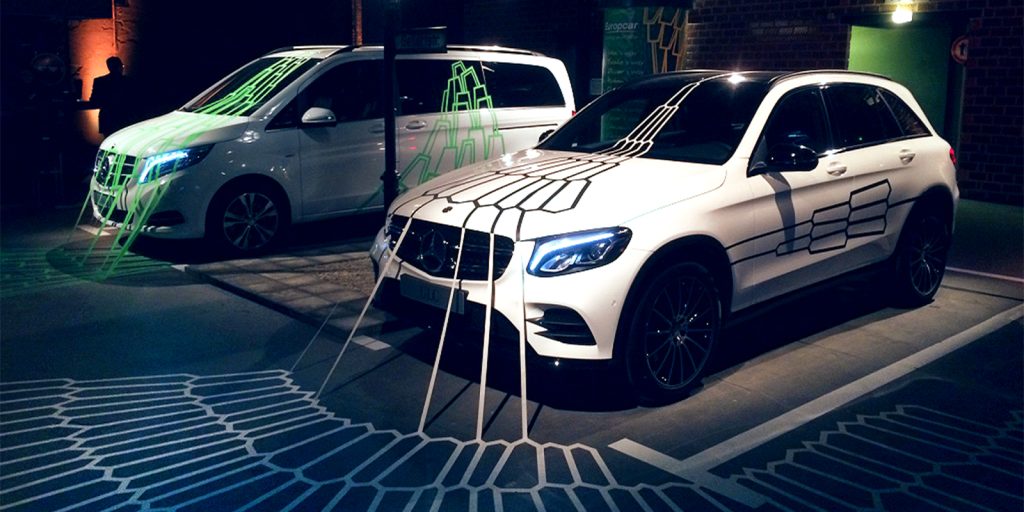 TapeOver has created tape art installations for brands like Mercedes - 01