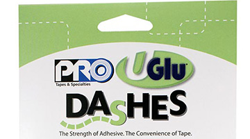 UGlu® 600 Dashes Sheets Sheets of Dash Shaped Double-coated Mounting Tape