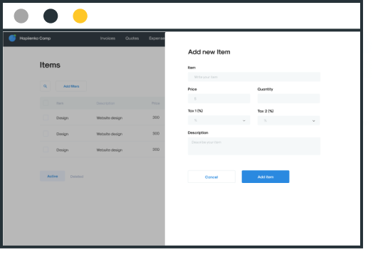 Add payments to invoices